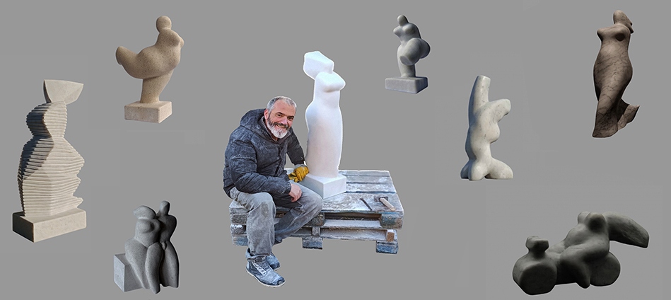 * SKULPTURE u ateljeu