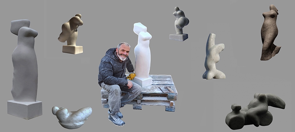 * SKULPTURE u ateljeu