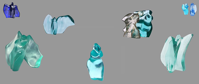 * STAKLENE SKULPTURE