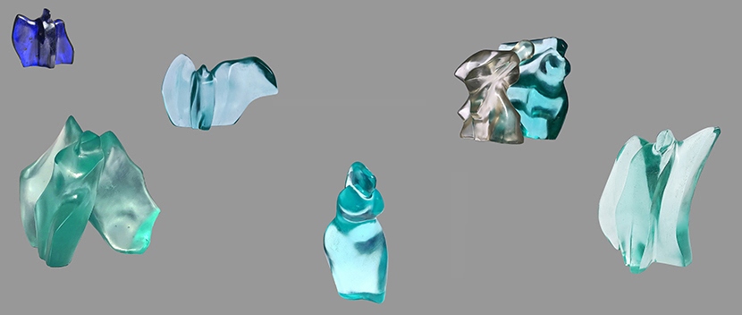 * STAKLENE SKULPTURE